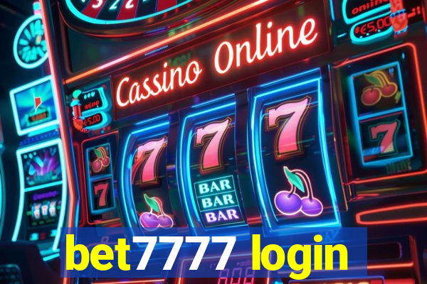 bet7777 login